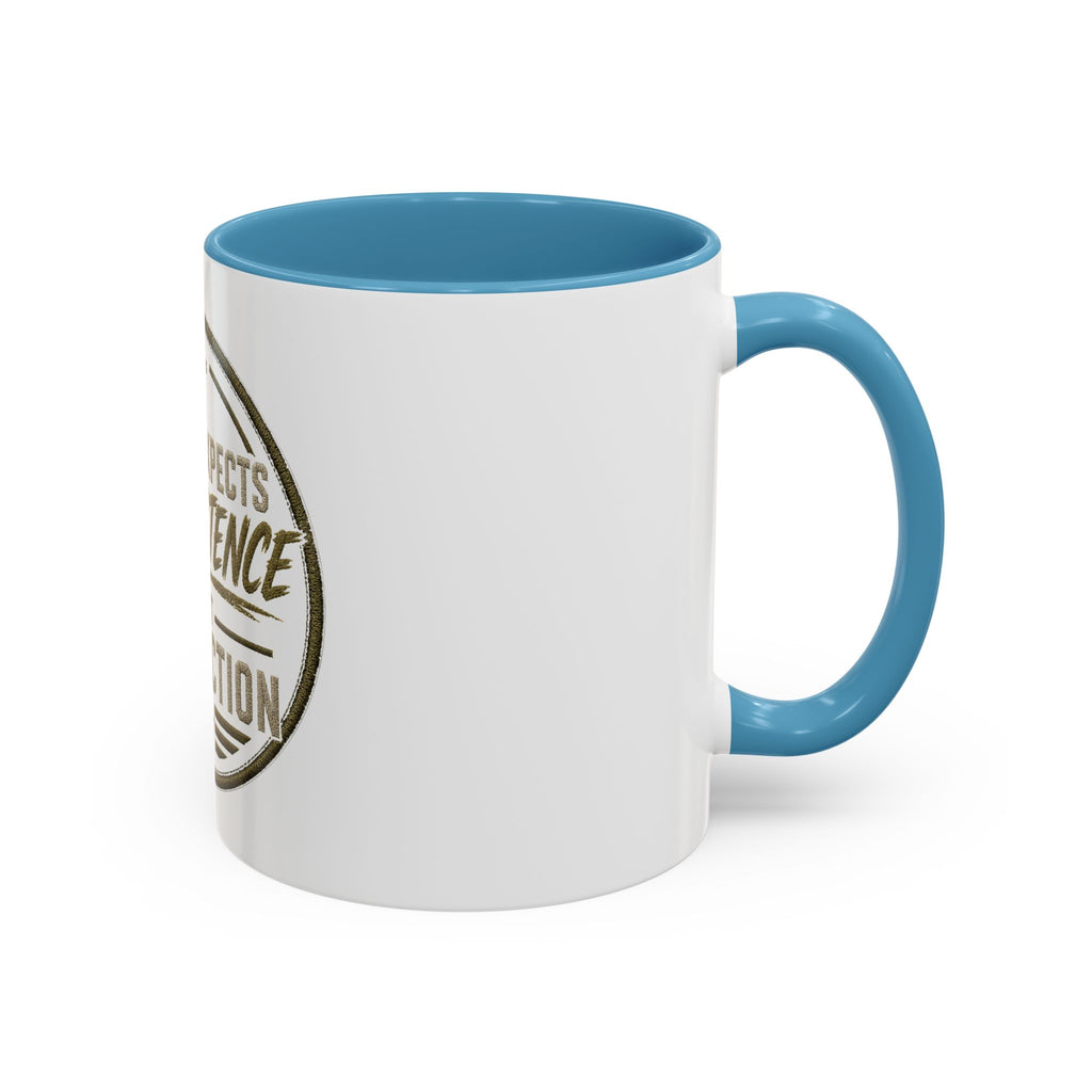 Christian Coffee Mug — "Jesus Expects Persistence Not Perfection" Accent Mug