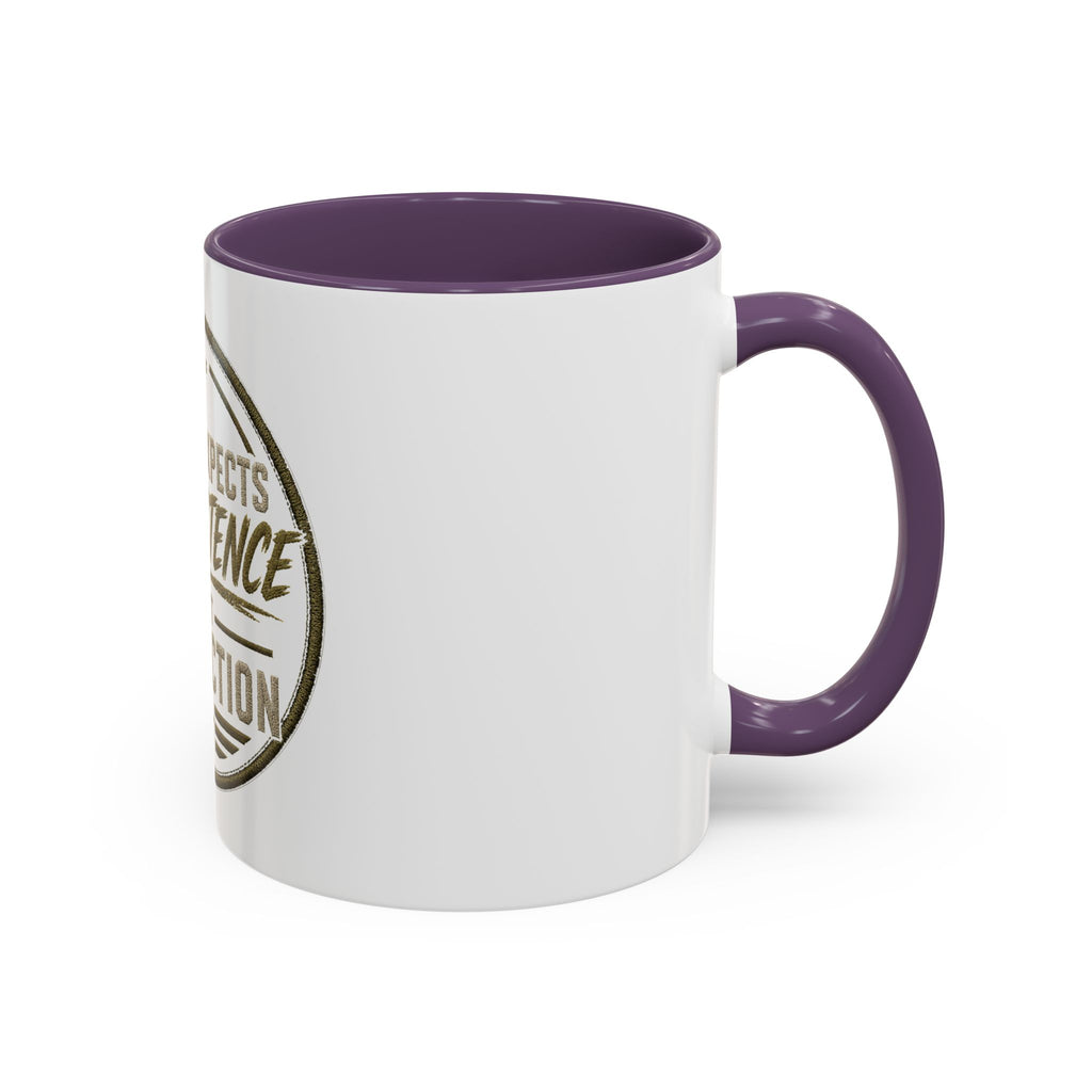 Christian Coffee Mug — "Jesus Expects Persistence Not Perfection" Accent Mug