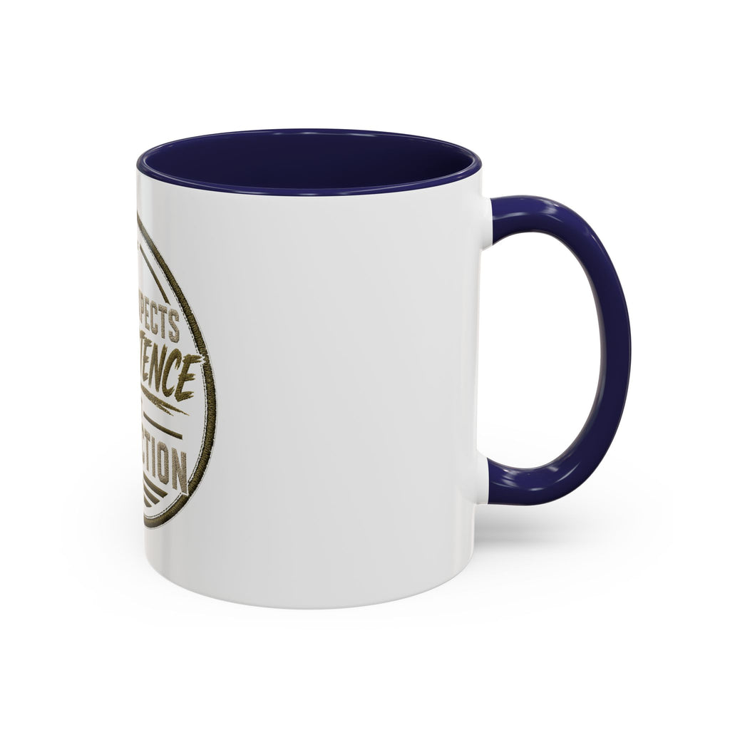 Christian Coffee Mug — "Jesus Expects Persistence Not Perfection" Accent Mug