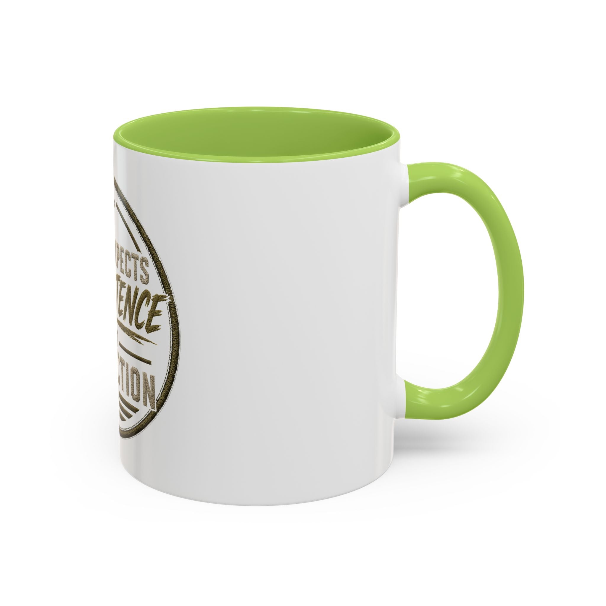 Christian Coffee Mug — "Jesus Expects Persistence Not Perfection" Accent Mug