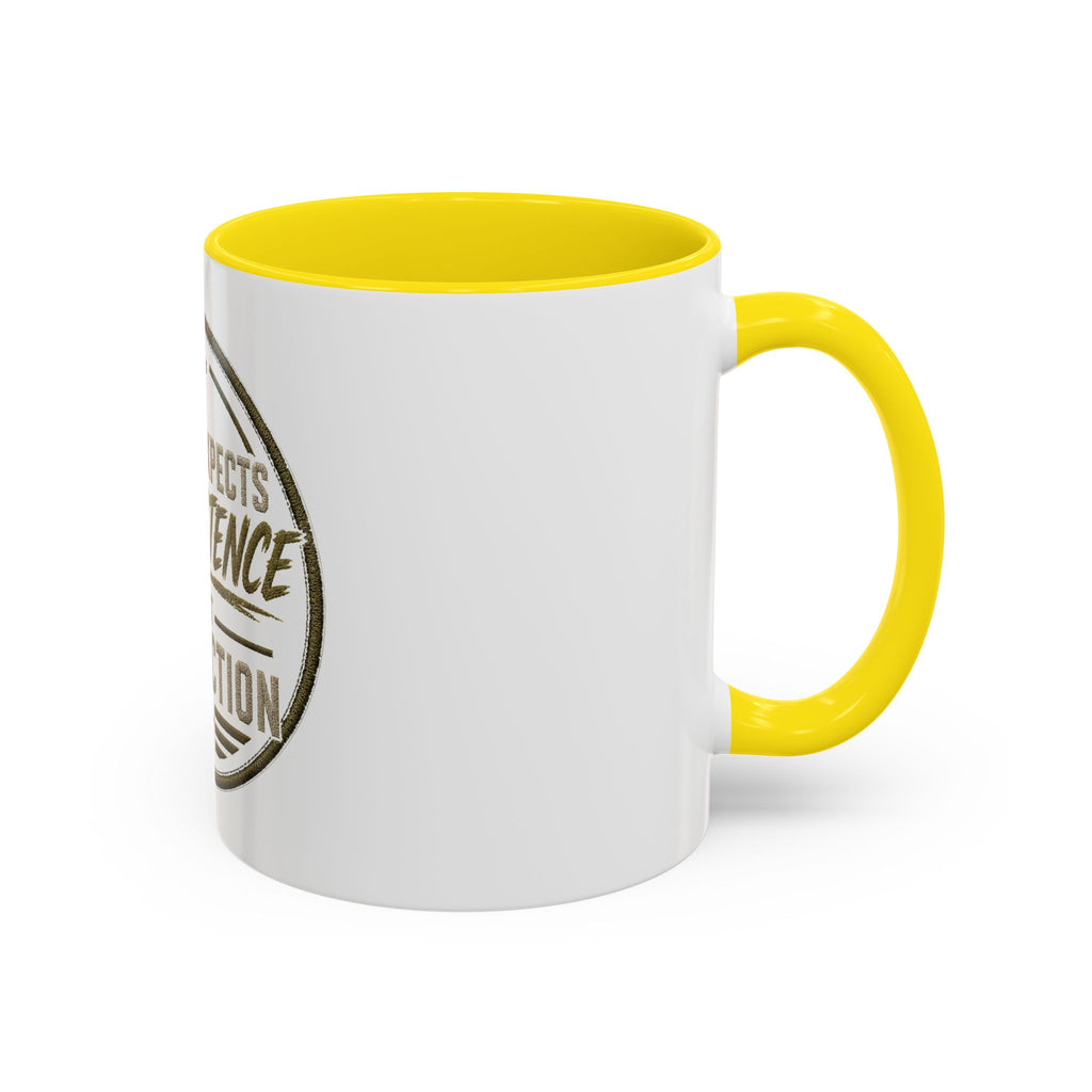 Christian Coffee Mug — "Jesus Expects Persistence Not Perfection" Accent Mug