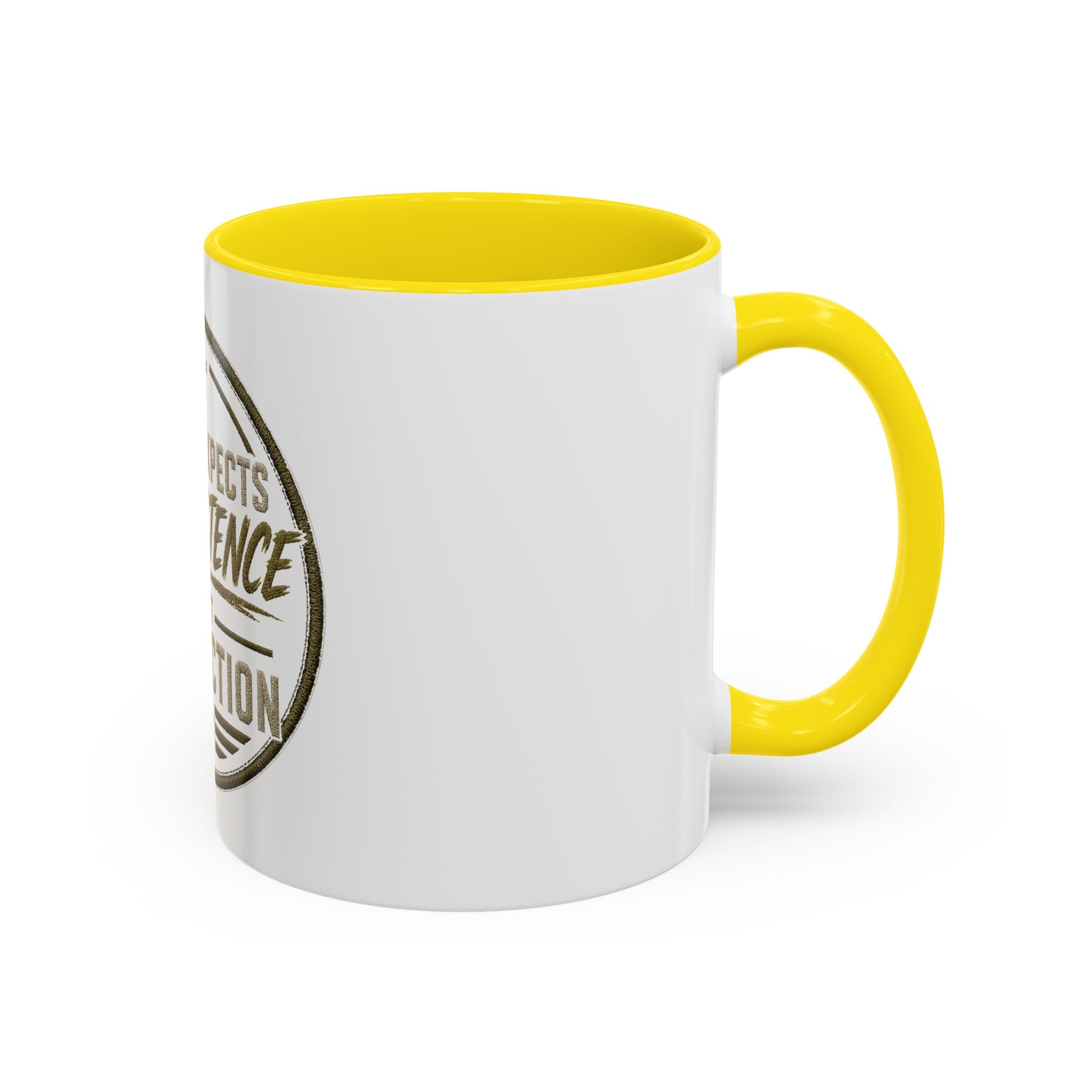 Christian Coffee Mug — "Jesus Expects Persistence Not Perfection" Accent Mug