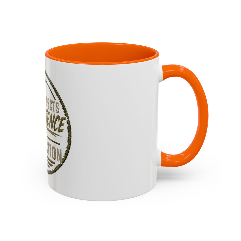 Christian Coffee Mug — "Jesus Expects Persistence Not Perfection" Accent Mug