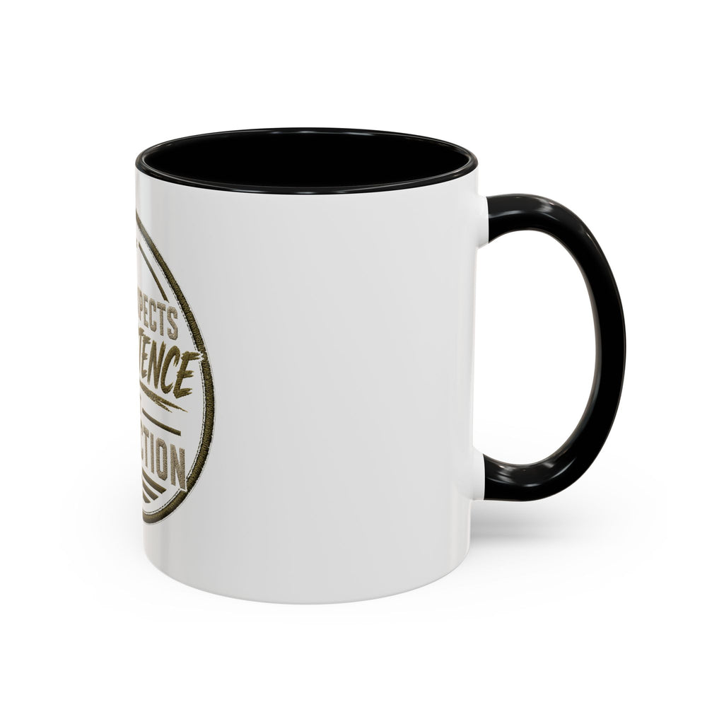 Christian Coffee Mug — "Jesus Expects Persistence Not Perfection" Accent Mug
