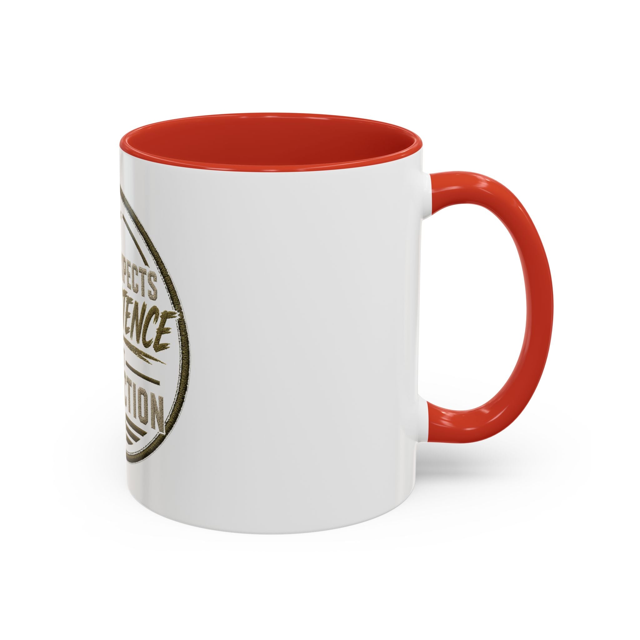 Christian Coffee Mug — "Jesus Expects Persistence Not Perfection" Accent Mug